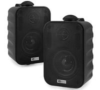 Power Dynamics Enceintes passives BGO30 2 voies 60 W Noires Woofer 3" Paire Intérieur/Extérieur
