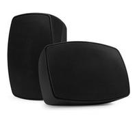 Power Dynamics BHW50BK Paire d'enceintes Murales Étanche 40 Watts RMS - Noir, 100V, 70V, 8 Ohms, IPX5, 5,25"", Support Inclinable, Idéal pour Diffuser Une Musique d'Ambiance en Terrasse, Jardin