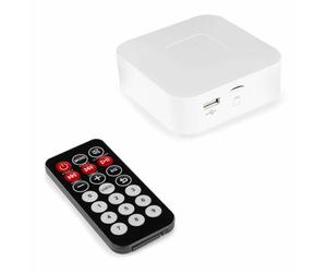 Power Dynamics BT20 - Amplificateur Bluetooth, 2X 30 Watts, Blanc, Installation Facile, Sonorisation Professionnelle, Musique d'Ambiance, Contrôle Musical, Matériel Solide et Fiable