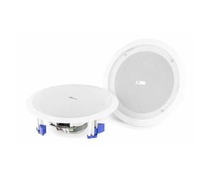 Power Dynamics CSBT80 Enceintes Plafond Amplifiées avec Bluetooth, Amplificateur Intégré, Haut-Parleurs de Plafond Encastrable, Sonorisation Professionnelle, Bureaux, Etablissements Scolaires