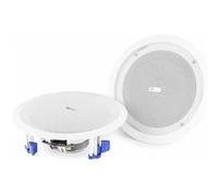 Power Dynamics CSBT80 Set enceintes actives de plafond avec Bluetooth - woofer 8" - 2 x 120W Blanc G
