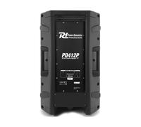 Power Dynamics Enceinte passive PD412P 2 voies 12 pouces 1200W 126 dB Tophat 35mm