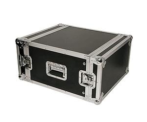 Power Dynamics Flightcase 19", 6U, Aluminium, Protections Métalliques pour Les Coins, Grande Résistance pour Le Transport Régulier