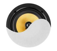 Power Dynamics KVCS8 - Haut-parleur de plafond 100V 8″ - Son clair pour intérieur et extérieur Blanc