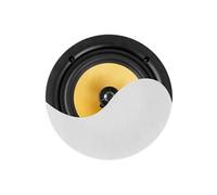 Power Dynamics KVCS8 - Haut-parleur de plafond 100V 8″ - Son clair pour intérieur et extérieur | Blanc
