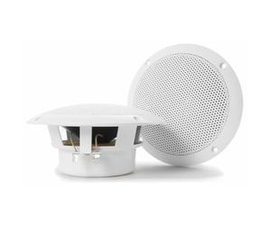 Power Dynamics MS40-2 Haut-Parleurs 50W Résistants à l'eau, Puissance 50W, 4 Pouces, Idéal à Intégrer dans Les Salles de Bain, Les Bateaux, Les Piscines