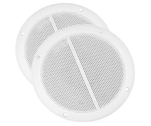 Power Dynamics MS65-2 Haut-Parleurs 100W Résistants à l'eau, 6,50 Pouces, Idéal à Intégrer dans Les Salles de Bain, Les Bateaux, Les Piscines