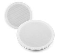 Power Dynamics Paire d'enceintes étanches MSLP65 – 6 pouces, 100 W, 8 Ω – Blanc