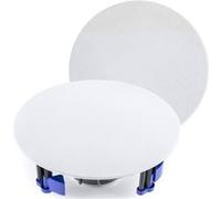 Power Dynamics NCBT5 - Lot de 2 Haut-Parleurs de Plafond Bluetooth - Blanc, 5,25 Pouces, 40 Watts, Design Élégant, Enceintes Public Address, Idéal pour Les Bars, Magasins, Restaurants…