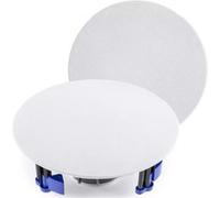 Power Dynamics NCBT8 - Lot de 2 Haut-Parleurs de Plafond Bluetooth 80W - Blanc Blanc G