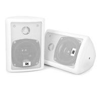 Power Dynamics ODS40W - Enceintes 2 voies 75 Watts - Blanc, boitier solide en ABS, livré par paire avec étrier de montage Blanc G