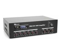 Power Dynamics Amplificateur PBA120 - Bluetooth 120W 100V, Radio, USB/SD, Télécommande - Noir