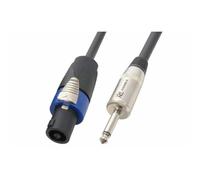Power Dynamics PD Connex Câble Audio Cordon Haut-Parleur NL2-6,3mm 1,5 mm²- 5m - Idéal pour Relier vos Enceintes de Sonorisation