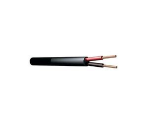 Power Dynamics PD Connex RX10 Câble Haut-Parleur 2x 1,5mm de 50 Mètres - Noir, Idéal pour les Installations de Sonorisation Public Address en 100 Volts