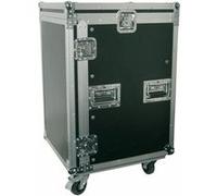 Power Dynamics PD-F12U8 - Flightcase Rack avec roulettes, 19", Grandes Roues, Supporte jusqu'à 250kg, Idéal DJ Mobiles