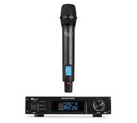 Power Dynamics PD210 - Système de Microphone Sans Fil UHF, True Diversité, 1 Micro et 1 Récepteur - 160 Canaux, un Système idéal pour les Présentations, Scènes, Concerts