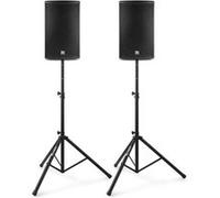 Enceinte Sono DJ Power Dynamics PD410A Enceintes Bluetooth 1600W avec pieds - un kit idéal pour les professionnels