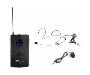 Power Dynamics PD504BP Kit Micro Transmetteur Audio sans Fil PD504 - Micro-Cravate et sans Fil, Jack 3,5mm, Idéal pour Les Présentations ou Discours Lors de Réunions, Interview
