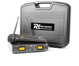 Power Dynamics PD781 Système sans fil avec Microphone 2 x 8 canaux UHF