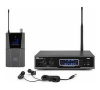 Power Dynamics PD800 Système In Ear Monitor Sans Fil UHF - 20 Canaux Gris Foncé/Noir G