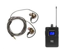 Power Dynamics PD810R Récepteur BodyPack sans fil UHF avec écouteurs pour Système In Ear Monitor PD810 - Écouteurs Intra-Auriculaires, Portée 50 m, Idéal pour les productions, Plateaux TV