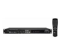 Power Dynamics PDC150 - Lecteur CD, Lecteur DVD et MP3, Rétro-Éclairé, Port USB, Grandes Molettes Ergonomiques, Lecteur CD Idéal pour Professionnels et DJ, Karaoké