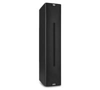 Power Dynamics PDCS403 Enceinte Colonne Active IP44 260 Watts - Noire, Résistantes aux Intempéries, 4 Haut-parleurs 3’’ + 1 Tweeter 1’’, Supports Inclus, Idéal pour Diffuser Une Musique d’Ambiance