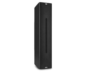 Power Dynamics PDCS403 Enceinte Colonne Active IP44 260 Watts - Noire, Résistantes aux Intempéries, 4 Haut-parleurs 3’’ + 1 Tweeter 1’’, Supports Inclus, Idéal pour Diffuser Une Musique d’Ambiance