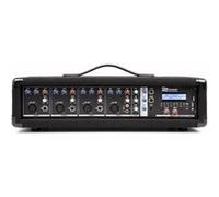 Power Dynamics Console de mixage amplifiée PDM-C405A 4 canaux 800 W BT/USB/SD