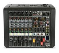 Power Dynamics Console de mixage amplifiée PDM-M604A 6 canaux USB MP3 Bluetooth Rouge