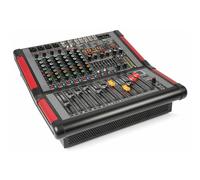 Power Dynamics PDM-S804A - Table de Mixage 8 Canaux, 99 Effets Numériques, Répétition Réglable, 2x 350W, Idéal pour des Applications Mobiles