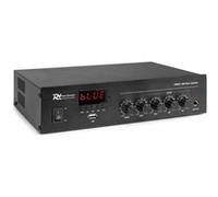 Power Dynamics PDM45 - Amplificateur 100V 45W RMS, Bluetooth, Idéal pour Les Petites Boutiques et Restaurants, Lecteur MP3, USB, AUX, Télécommande sans Fil