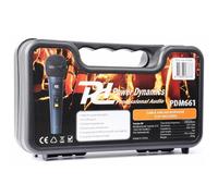 Power Dynamics Microphone dynamique vocal PDM661 – filaire, noir, cordon 5 m, XLR/Jack 6,3