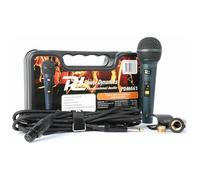 Power Dynamics PDM661 Microphone Dynamique Vocal - Filaire, Noir, Cordon de 5 Mètres, Connecteurs PD Connex (XLR - Jack 6,3), Interrupteur Marche/Arrêt - Impédance : 400 Ohms, Filtre Anti-Pop Intégré