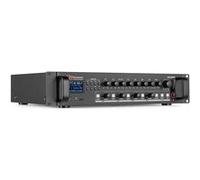 Power Dynamics PDV120MP3 - Amplificateur Mixeur 120W, 4 Zones, Idéal pour la Restauration ou Les Espaces Publics, USB, SD, MP3, Bluetooth, 100V