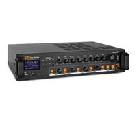 Power Dynamics Amplificateur mixeur PDV360MP3 - 100V 4 zones, 360W, FM/BT/USB/SD/MP3