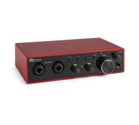 Power Dynamics PDX22 Interface audio USB - Alimentation fantôme 48V, Câble USB-C inclus, 2 entrées Micros/Instruments