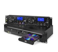 Power Dynamics PDX350 - Lecteur CD, Lecteur MP3, Mémoire Anti-Chocs, Fonction Reloop, Affichage LCD Rétro-Éclairé, Double Port USB, Grandes Molettes Ergonomiques, Lecteur CD