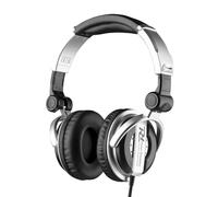 Power Dynamics PH510 Casque DJ, Accessoire Pro, Haute Qualité, Matériel Professionnel, Facile à Transporter, Pilotes 50mm pour SPL Élevés, Adaptateur à Visser 3,5-6,35 mm