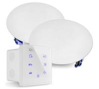 Powerline A50WSet Amplificateur Audio Intégré avec 2 Haut-Parleurs de Plafond