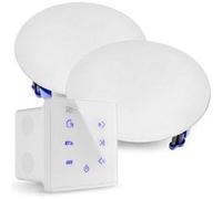 Powerline A50WSet Amplificateur Audio Intégré avec 2 Haut-Parleurs de Plafond