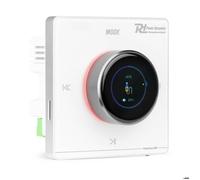 Power Dynamics Powerline B50W Amplificateur Mural Stéréo 2x25W avec BT 5.0, Blanc, Lecteur MP3 USB MicroSD et Entrée AUX, Écran LCD et Panneau Tactile, Idéal Salon, Cuisine et Bureau