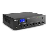 Power Dynamics PPA30 Amplificateur Public Address - Récepteur Bluetooth, 30 Watts, 70/100 Volts ou 8 ohms, Télécommande IR, Port USB et SD, Sortie ligne RCA, 2 x entrées micro et ligne RCA