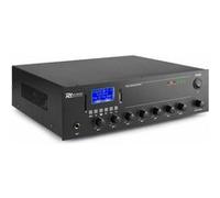 Power Dynamics Amplificateur mixeur PPA50 – 50W 100V, Bluetooth USB/SD, télécommande – Noir G
