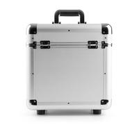 Power Dynamics RC100 12"" Valise à vinyles en aluminium pour100 LP - argent