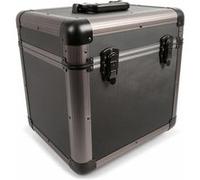 Power Dynamics Valise vinyles RC100 – 12 pouces Titane 31×35,5×39cm, poignées intégrées, robuste