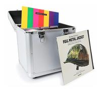 Power Dynamics RC100 - Valise Vinyles 31 x 35,5 x 39cm - Argent Argent