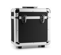 Power Dynamics Valise vinyles RC80 – 12 pouces Noir Poignées intégrées Construction robuste
