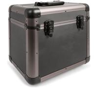 Power Dynamics RC80 - Valise Vinyles 24 x 35 x 39,5cm - Titane, 12 Pouces, Poignées Intégrées, Construction Très Robuste, Idéal DJ Mobiles