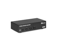 Power Dynamics SSW4 Commutateur Haut-Parleurs 4 Voies - 100 Watts Max par Canal, Fonctionne sans Alimentation, Idéal pour Diffuser Une Ambiance Sonore dans Les Bars, Restaurants, Bureaux